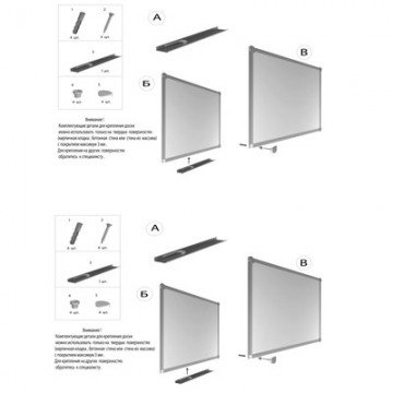 Доска магнитно-маркерная 45х60 Attache Economy лак