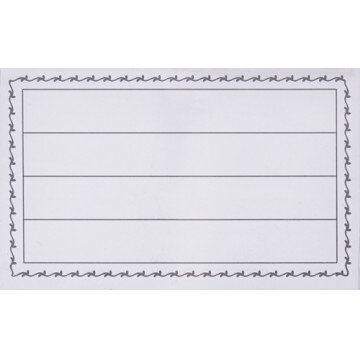 Бейдж 90х55мм Attache Economy металл зажим/булавка (50шт),18мкм