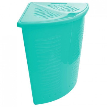 Корзина для белья Aqua 40 л угловая BQ1700 пастельные тона в ассортименте