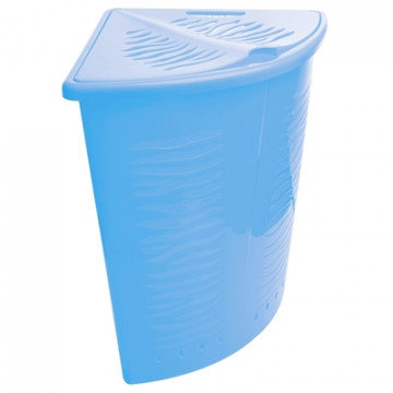 Корзина для белья Aqua 40 л угловая BQ1700 пастельные тона в ассортименте