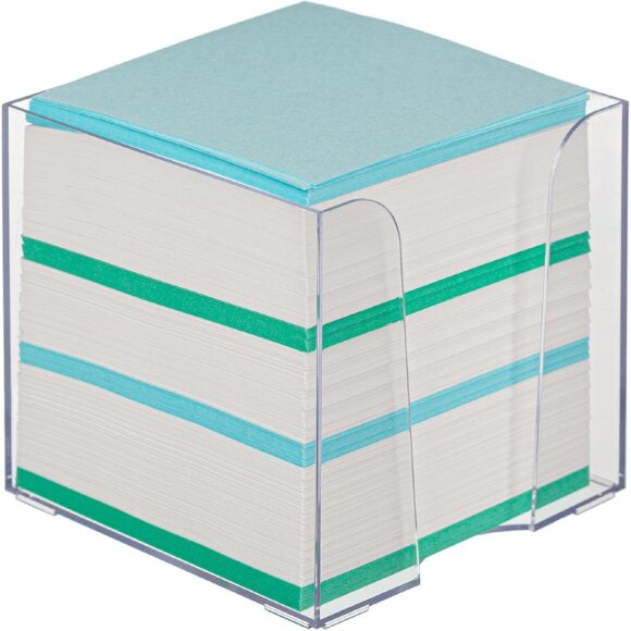 Блок для записей в подставке Attache Economy 9х9х9 цветной 65 гр 92