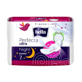 Прокладки женские гигиенические суперт bella Perfecta Ultra Night, 7шт/уп. Прокладки женские гигиенические суперт bella Perfecta Ultra Night, 7шт/уп.