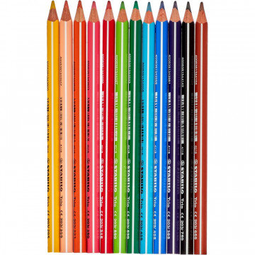 Карандаши цветные 12цв 3-гран Stabilo Trio Jumbo 203/12-01 Карандаши цветные 12цв 3-гран Stabilo Trio Jumbo 203/12-01