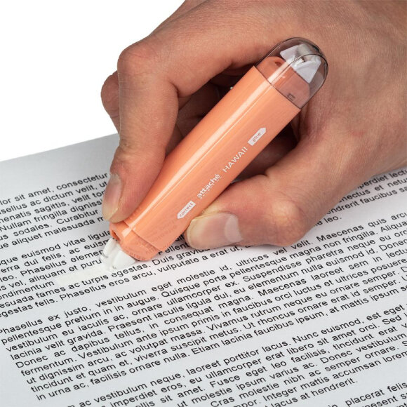 Корректирующая лента + клей роллер 2в1 Attache Selection 5ммх6м pastel TW