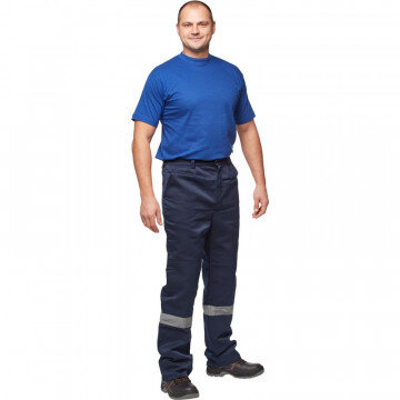 Спец.одежда летняя Брюки муж. л03-БР синий. (р.68-70) 194-200