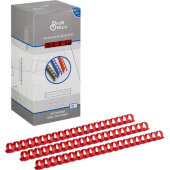 Пружины для переплета пластиковые ProfiOffice 16мм, красные 100шт/уп.