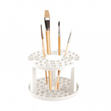 Подставка СТАММ для кистей белая, ПК101  