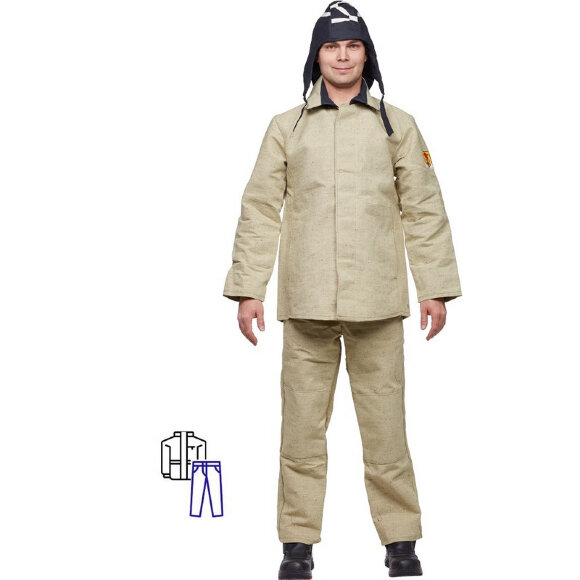 Спец.костюм Костюм сварщика брезентовый кур/брюки (р.56-58) 170-176