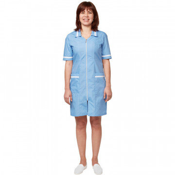 Халат медицинский м09-ХЛ серо-голуб (р.44-46) 158-164