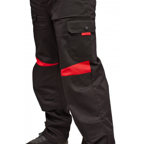 Спец.одежда летняя Костюм муж. л29-КПК черн/красн (р.48-50) 182-188