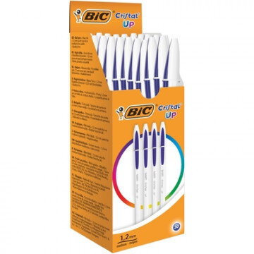 Ручка шариковая BIC Cristal синий, корп.белый, 0,35мм, 949879 Ручка шариковая BIC Cristal синий, корп.белый, 0,35мм, 949879