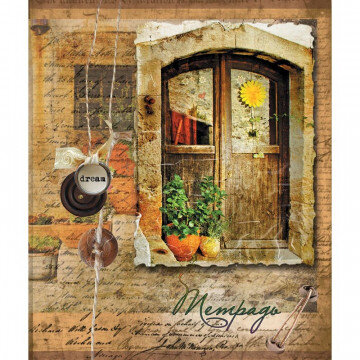 Тетрадь школьная А5,24л,клетка Итальянский прованс диз.в асс. ТШ24К9323