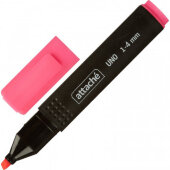 Маркер выделитель текста Attache Economy Uno 1-4мм розовый