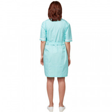 Халат медицинский м09-ХЛ св. мор.волн (р.56-58) 170-176