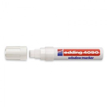 Маркер для окон EDDING E-4090/049 4-15мм (декоративный) белый Маркер для окон EDDING E-4090/049 4-15мм (декоративный) белый