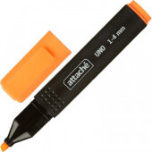 Маркер выделитель текста Attache Economy Uno 1-4мм оранжевый