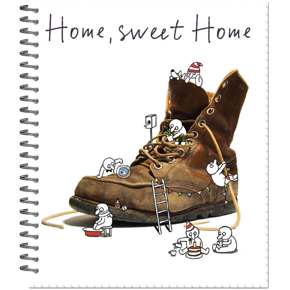 Тетрадь общая А5,60л,клетка,греб,обл.карт+ВДлак Человечки 3001-60