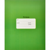 Тетрадь школьная А5,12л,клетка Однотонная.Интенсив зеленая ТШ12К9514