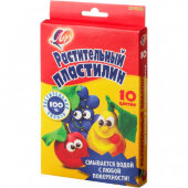 Пластилин растительный Кроха Луч 10 цв. 160 гр., 25С 1556-08