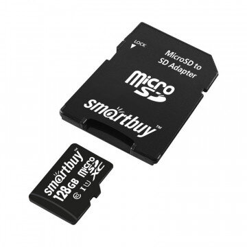 Карта памяти SmartBuy microSDXC 128GB Class 10 UHS-I +ад.(SB128GBSDCL10-01) Карта памяти SmartBuy microSDXC 128GB Class 10 UHS-I +ад.(SB128GBSDCL10-01)