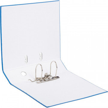 Папка-регистратор ,80 мм Элементари , синий Экономи, б/мет уголков