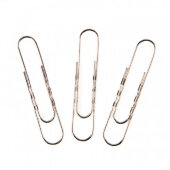 Скрепки Attache, 78 мм ,гофрированные никелированные 30 шт.в пласт.уп