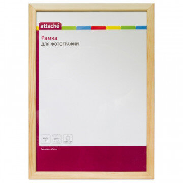 Рамка ATTACHE 21х30 дерев. багет округлый 14О, без покрытия Рамка ATTACHE 21х30 дерев. багет округлый 14О, без покрытия