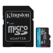 Карта памяти Kingston Canvas Go! Plus microSDXC UHS-I Cl10 +ад, SDCG3/128Gb Карта памяти Kingston Canvas Go! Plus microSDXC UHS-I Cl10 +ад, SDCG3/128Gb