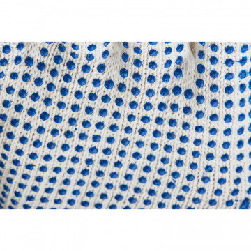 Перчатки защитные трикотажные ПВХ Точка 6 нитей 62г 10 кл руч овер 10пар/уп