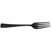 Вилка одноразовая 190мм, черная, ПС 50 шт/уп