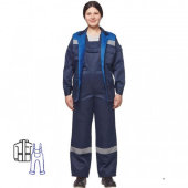 Спец.одежда летняя Костюм жен. л03-КПК син/вас (р.52-54) 170-176