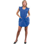 Фартук для торговли (тк.Сису) васильковый всеразмерный. Фартук для торговли (тк.Сису) васильковый всеразмерный.