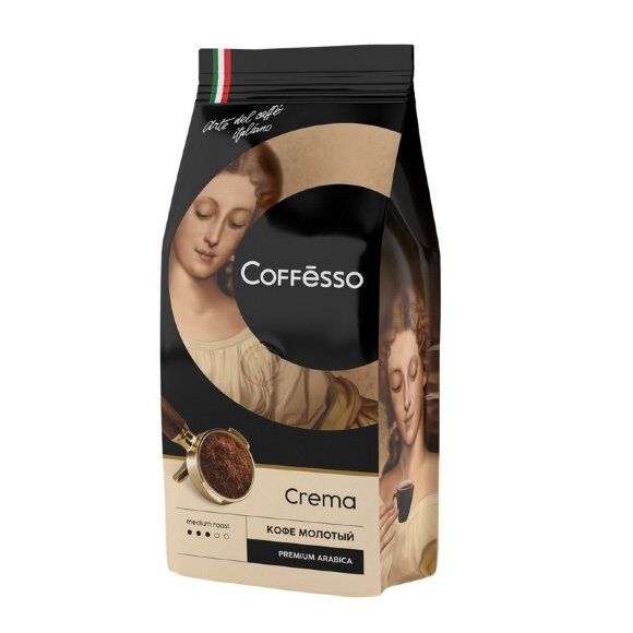 Кофе Coffesso Crema молотый, 250г 15184 Кофе Coffesso Crema молотый, 250г 15184