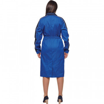 Халат Рабочий жен.смесовый/у03-ХЛ вас/т.син (р.60-62) р.158-164