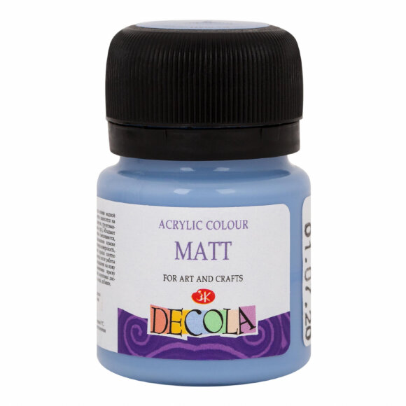 Краска акриловая Decola 20 мл мат. Пыльная синяя 14326535