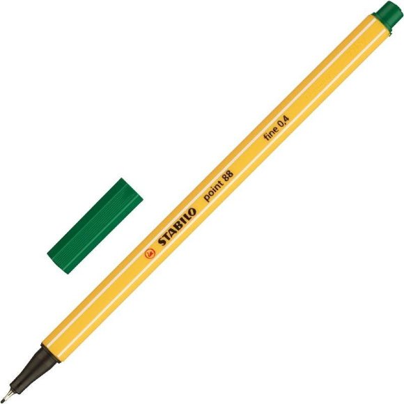 Линер STABILO Point 8820-02 0,4мм набор 20шт/пенал Германия