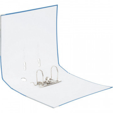 Папка-регистратор ,80 мм Элементари , син Экономи, мет уголк.