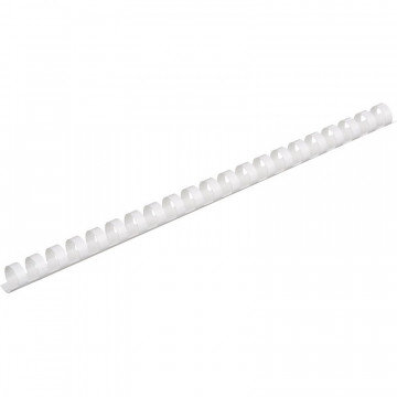 Пружины для переплета пластиковые Promega office 16мм белые 100шт/уп.