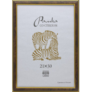 Рамка пластиковая А4 коричневого цвета 301 Рамка пластиковая А4 коричневого цвета 301