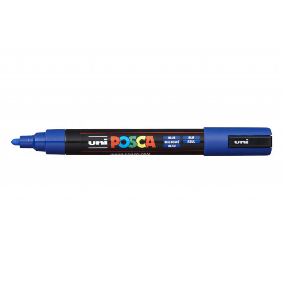 Маркер POSCA PC-5M, синий, 1.8 - 2.5 мм 77368