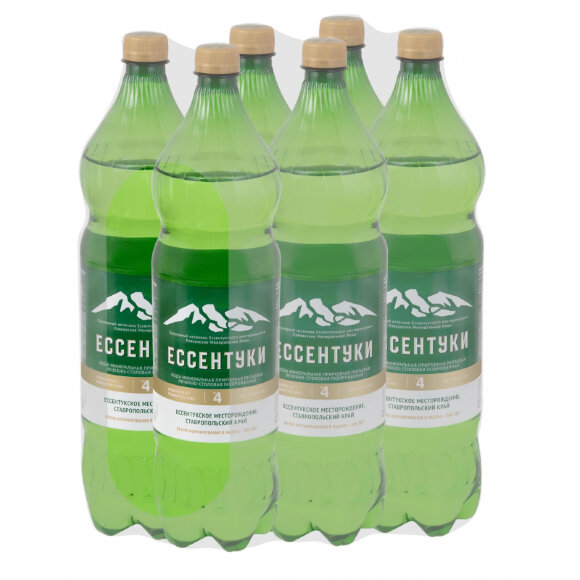 Вода минеральная Ессентуки №4 ПЭТ 1л газ. 6 шт/уп Вода минеральная Ессентуки №4 ПЭТ 1л газ. 6 шт/уп