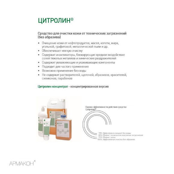 Гель очищающий Армакон Цитролин 5000мл 1093