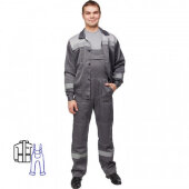 Спец.одежда летняя Костюм муж. л22-КПК т.сер./св.сер (р.52-54) 158-164 Спец.одежда летняя Костюм муж. л22-КПК т.сер./св.сер (р.52-54) 158-164