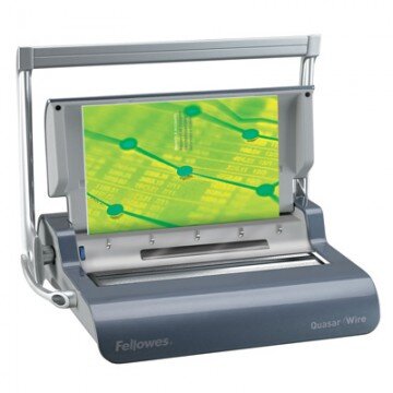 Брошюровщик Fellowes Quasar Wire, А4, 15л./130л., мет.пруж.