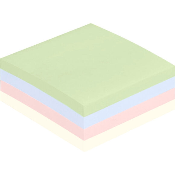 Блок-кубик Attache куб 51х51, пастель 4 цвета 400 л