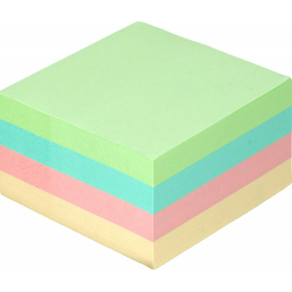 Блок-кубик Attache куб 51х51, пастель 4 цвета 400 л