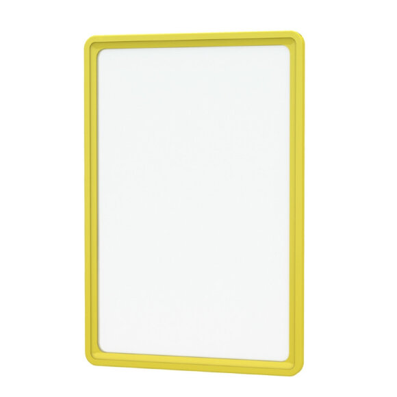 Рамка пластиковая А4, желтый, 10шт/уп 102004-04