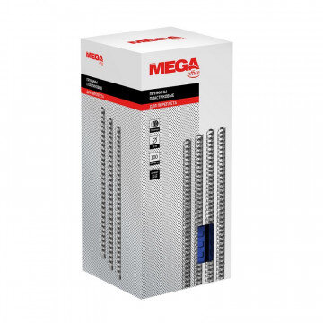 Пружины для переплета пластиковые Promega office 16мм синие 100шт/уп.