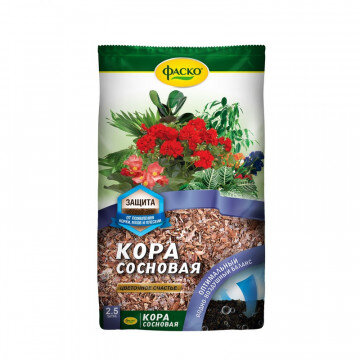 Грунт Кора сосновая Цветочное Счастье 2,5л Фаско Грунт Кора сосновая Цветочное Счастье 2,5л Фаско