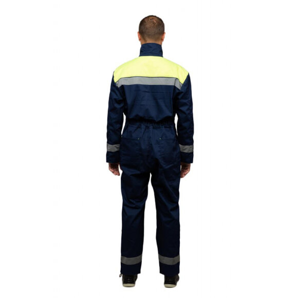 Комбинезон муж. л30-КБЗ синий/лимонный (р.52-54) 170-176